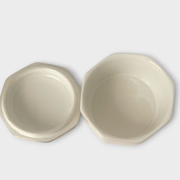 Vintage OTAGIRI Japan octagonal shaped porcelain trinket box | EUC - Picture 3 of 5